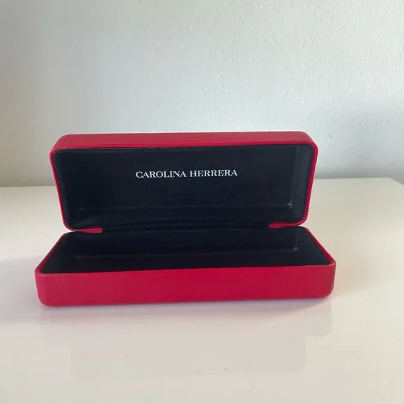 Carolina Herrera  Velvet Sunglasses Case Carolina Herrera Sunglasses/Eyeglasses Hard Case | eBay main image 4